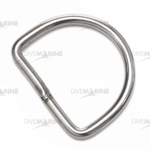 Anello inox "D"